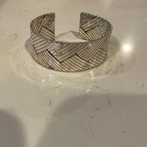 Silver cuff bracelet with fine work